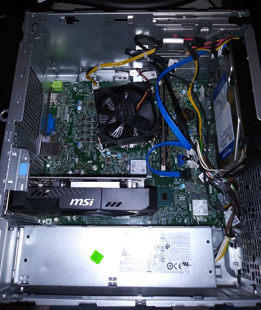 Dell 3880 with new GPU and PSU